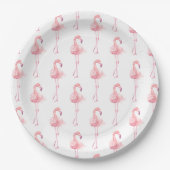 Design-2-Papierplatte der Zender-Flamingo-Serie Pappteller (Vorderseite)
