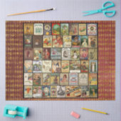 Design 32 einer anderen Alice im Wunderland Seidenpapier (Basteln)