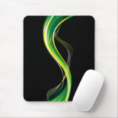 Design-34534 für vertikale grüne Welle Mousepad (Mit Mouse)