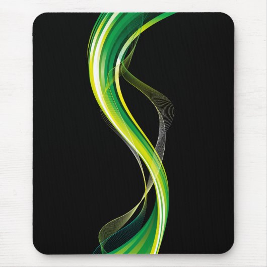 Design-34534 für vertikale grüne Welle Mousepad (Vorne)