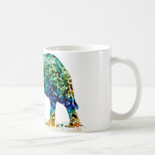 Design 36 Mosaik-Elefant Kaffeetasse