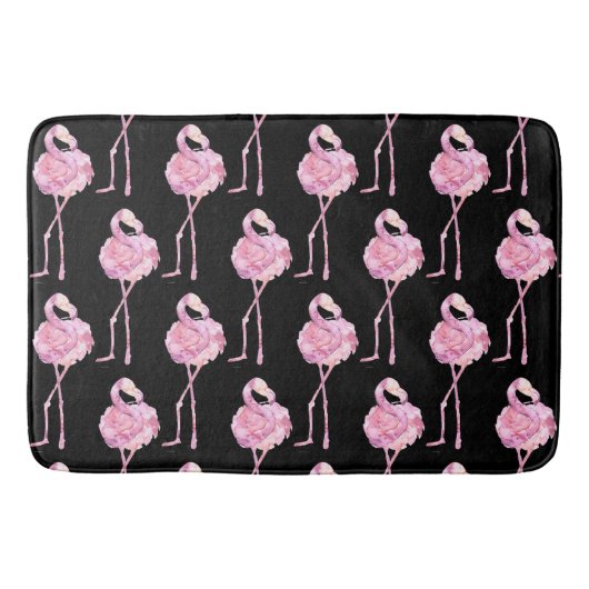 Design 3 Bath Mat von Zender Flamingo Badematte (Vorderseite)