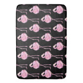 Design 3 Bath Mat von Zender Flamingo Badematte (Vorderseite Vertikal)
