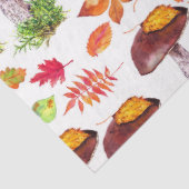 Design 3 der Fall Leaf Serie Seidenpapier (Ausschnitt)