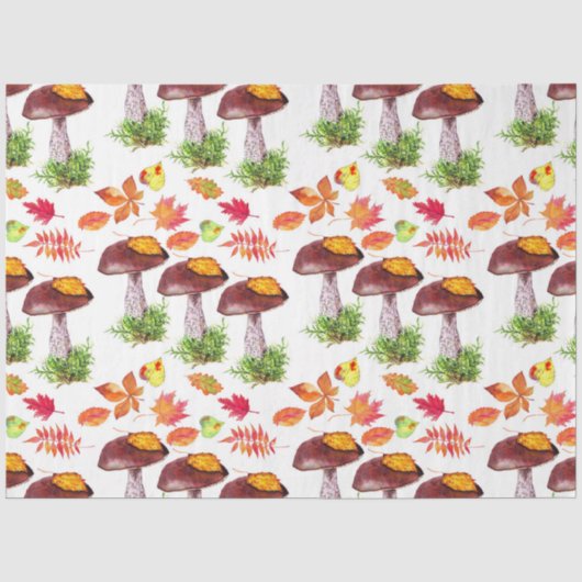 Design 3 der Fall Leaf Serie Seidenpapier (Vorderseite)