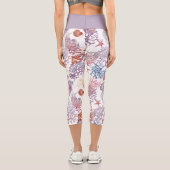 Design 3 der Unterwasserfarbe Capri Leggings (Rückseite)