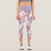 Design 3 der Unterwasserfarbe Capri Leggings (Vorderseite)