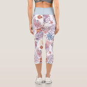 Design 3 der Unterwasserfarbe Capri Leggings (Rückseite)