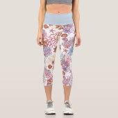 Design 3 der Unterwasserfarbe Capri Leggings (Vorderseite)