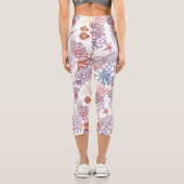 Design 3 der Unterwasserfarbe Capri Leggings (Rückseite)