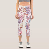 Design 3 der Unterwasserfarbe Capri Leggings (Vorderseite)