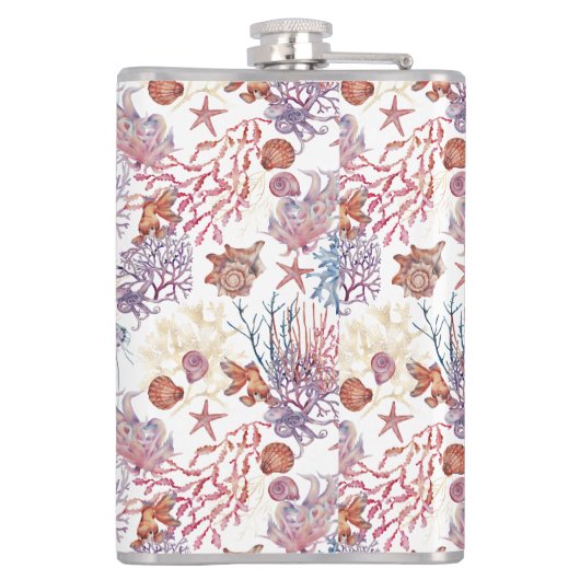 Design 3 der Unterwasserfarbe Flachmann (Rückseite)