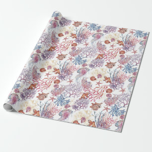 Design 3 der Unterwasserfarbe Geschenkpapier