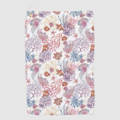 Design 3 der Unterwasserfarbe Golfhandtuch (Vorderseite)