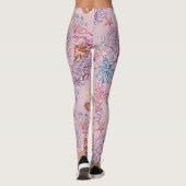 Design 3 der Unterwasserfarbe Leggings (Rückseite)