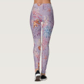 Design 3 der Unterwasserfarbe Leggings (Rückseite)
