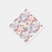 Design 3 der Unterwasserfarbe Serviette (Ecke)