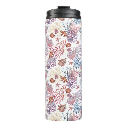 Design 3 der Unterwasserfarbe Thermosbecher (Vorderseite)