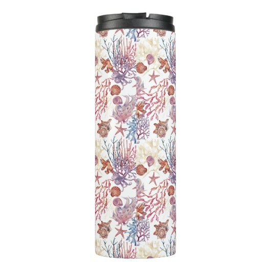 Design 3 der Unterwasserfarbe Thermosbecher (Rückseite)