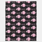 Design 3 Fleece Blanko Serie von zender Flamingo (Vorderseite)