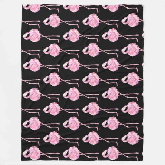 Design 3 Fleece Blanko Serie von zender Flamingo (Vorderseite)
