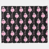 Design 3 Fleece Blanko Serie von zender Flamingo (Vorderseite (Horizontal))