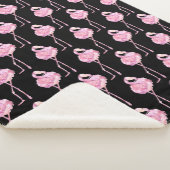 Design 3 Fleece Blanko Serie von zender Flamingo Sherpadecke (3/4)