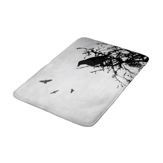 Design 43 Krähenraven Badematte (Schrägansicht)