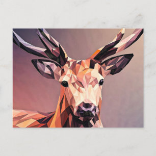Design-54655 für Hirsche und Kleinpolen Postkarte