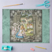 Design 58 einer anderen Alice im Wunderland Seidenpapier (Basteln)