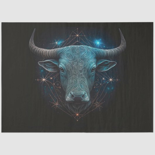 Design-5-Testpapier der Zodiac-Serie Seidenpapier (Vorderseite)