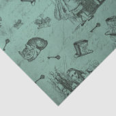 Design 62 einer anderen Alice im Wunderland Seidenpapier (Ausschnitt)