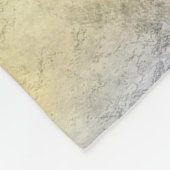 Design 63 Weltkarte Orange Fleecedecke (Ecke)