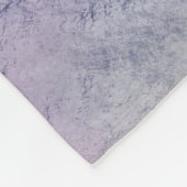 Design 65 blaue Weltkarte Fleecedecke (Ecke)