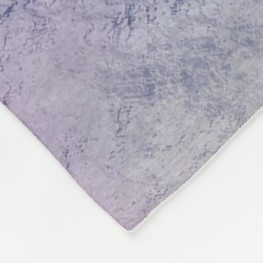 Design 65 blaue Weltkarte Fleecedecke (Ecke)