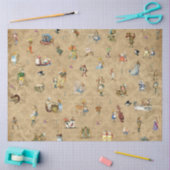 Design 68 einer anderen Alice im Wunderland Seidenpapier (Basteln)