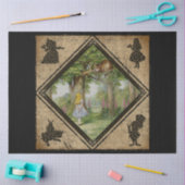 Design 69 einer anderen Alice im Wunderland Seidenpapier (Basteln)
