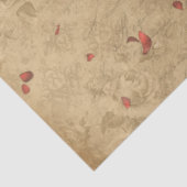 Design 6 einer anderen Alice im Wunderland Seidenpapier (Ausschnitt)