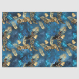 Design 6-Gewebe der Blue Leopard Serie Seidenpapier