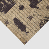 Design 70 einer anderen Alice im Wunderland Seidenpapier (Ausschnitt)