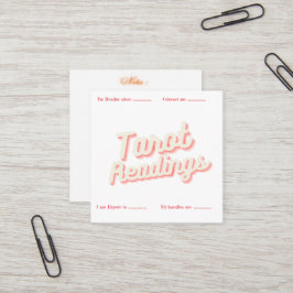 Design 711 quadratische visitenkarte