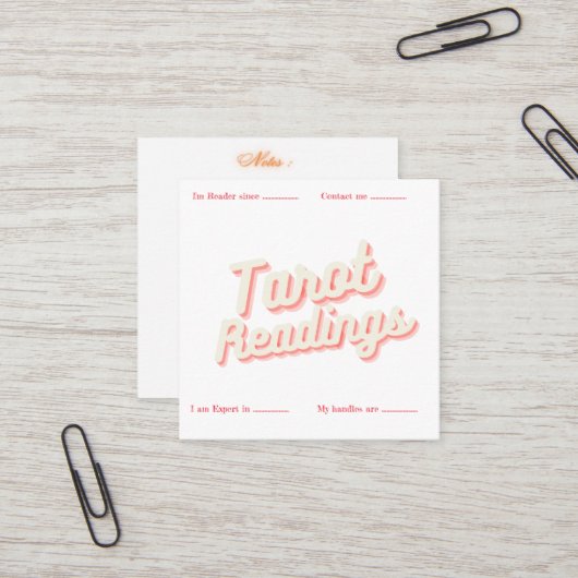 Design 711 quadratische visitenkarte (Vorderseite/Rückseite Beispiel)