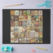 Design 71 einer anderen Alice im Wunderland Seidenpapier (Basteln)