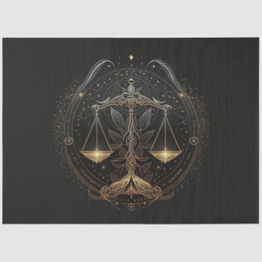 Design-7-Testpapier der Zodiac-Serie Seidenpapier (Vorderseite)