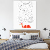 Design 803 leinwanddruck (Insitu (Schlafzimmer))