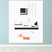 Design 806 leinwanddruck (Insitu (Holzboden))