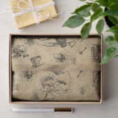 Design 8 einer weiteren Alice im Wunderland Seidenpapier (Geschenk)