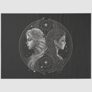 Design-9-Testpapier der Zodiac-Serie Seidenpapier