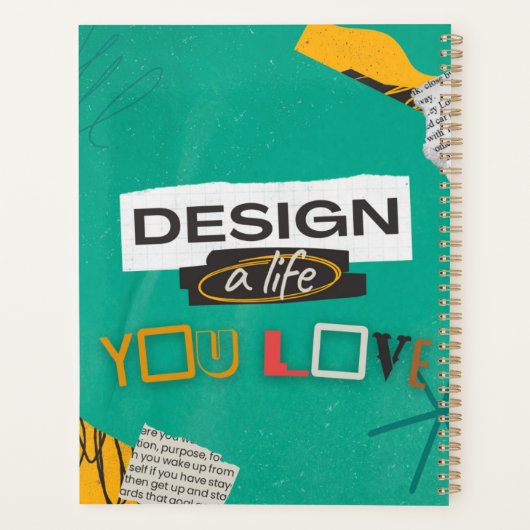 Design a Life You Love Planer (Rückseite)
