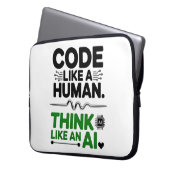 Design-AI-Collaboration Laptopschutzhülle (Vorderseite Links)